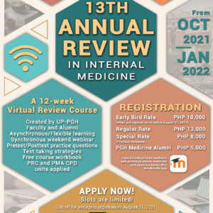 Now Accepting Registrations: 13th Annual Review in Internal Medicine